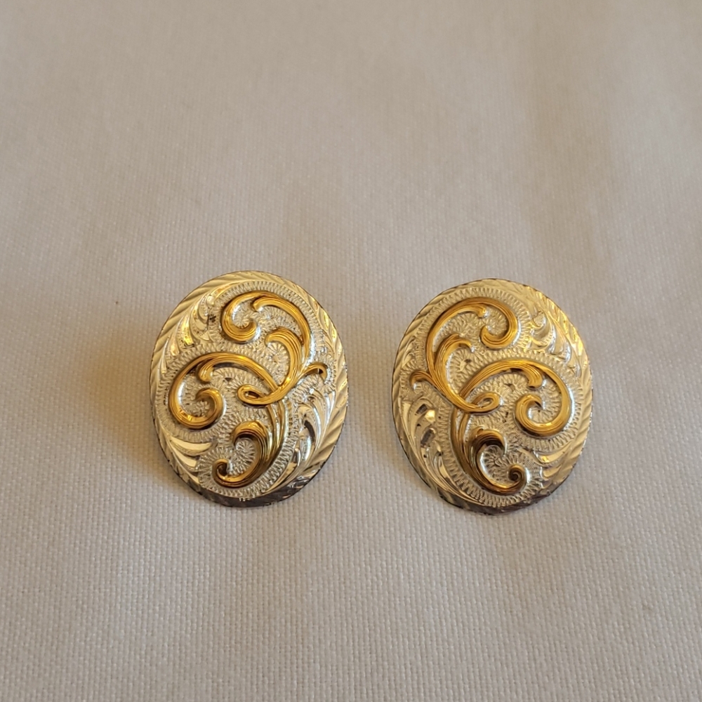 Earrings Sterling Silver Western